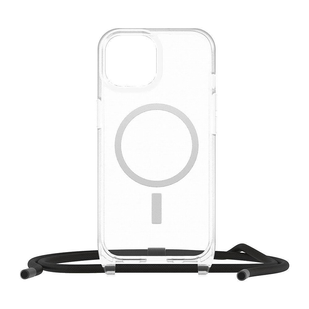 OtterBox React Series Necklace Case with MagSafe for iPhone 15 - Clear