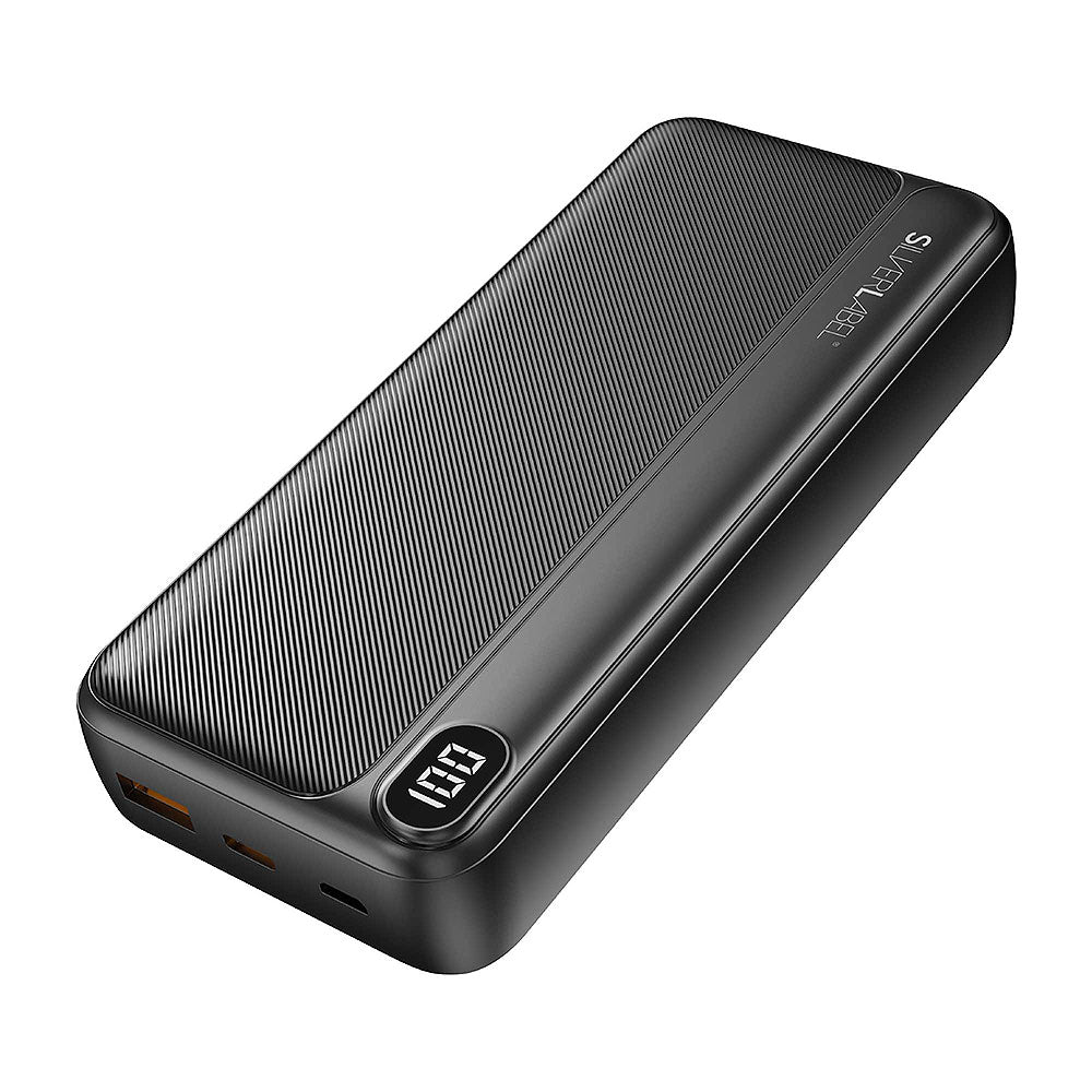 SilverLabel Fast Charge PD Power Bank - 20,000mAh