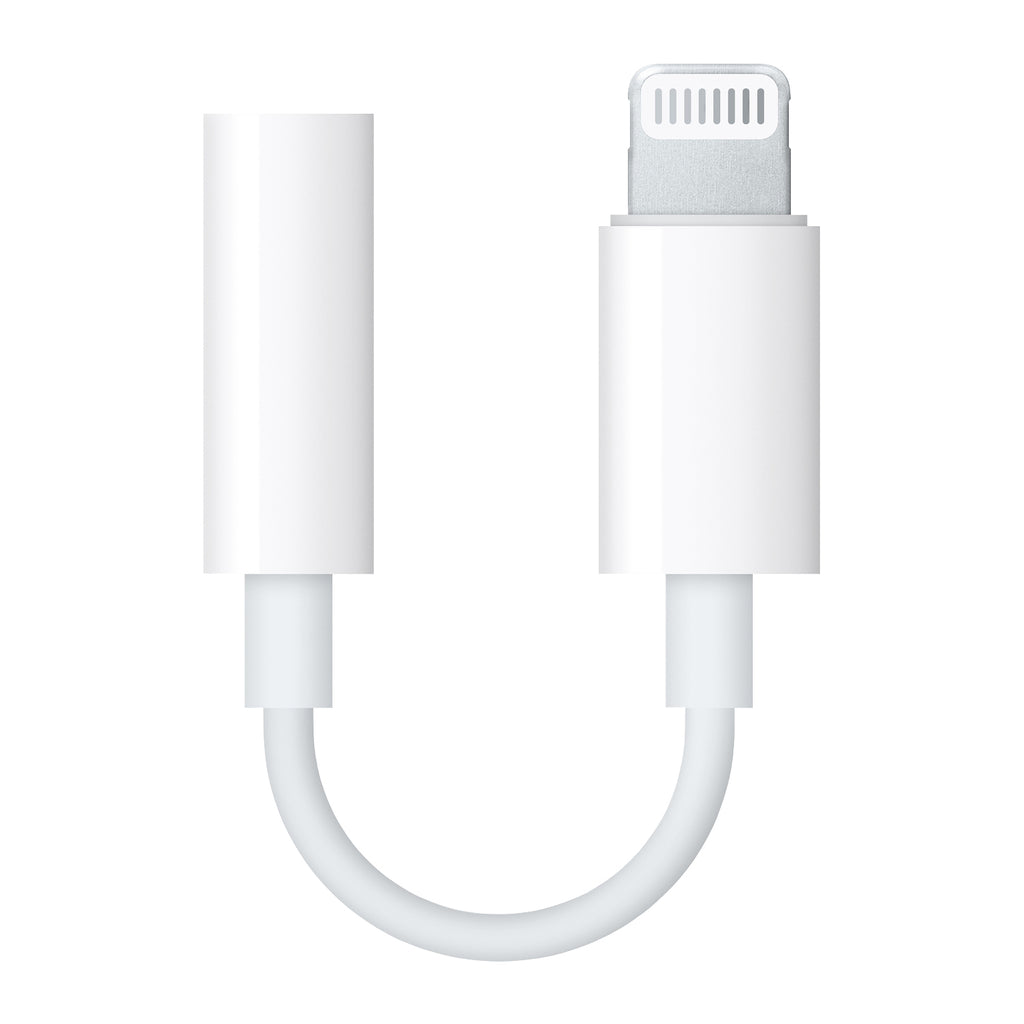Apple Lightning to 3.5 mm Headphone Jack Adapter - White