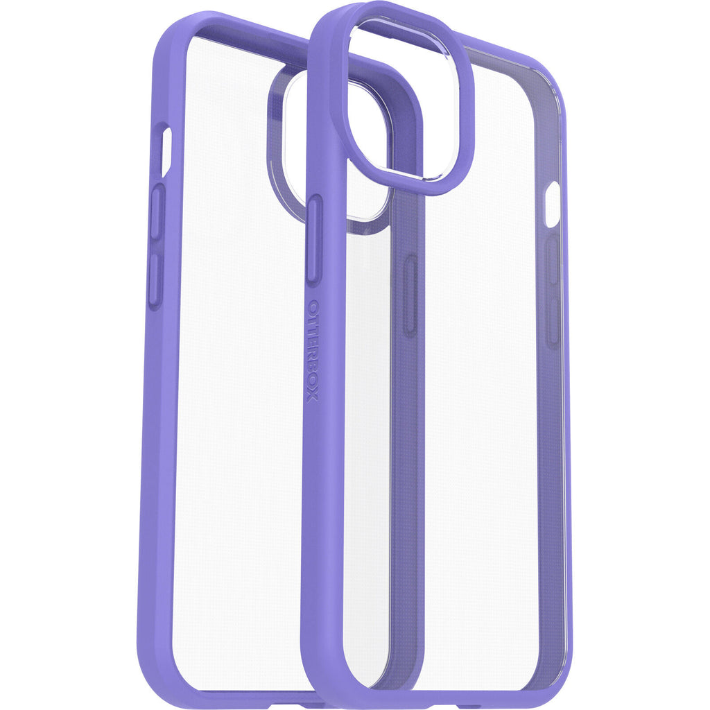 OtterBox React Clear Cover for iPhone 14 - Clear/Purple