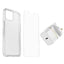 OtterBox KIT for iPhone 13 - Symmetry Clear Cover/Glass/Charger - White