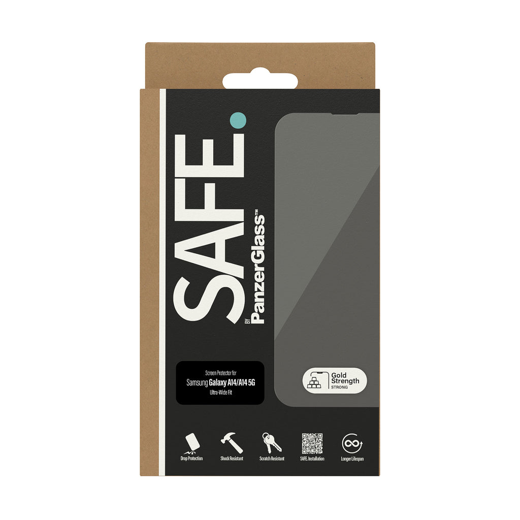 PanzerGlass Safe Screen Protector for Galaxy A14/A14 5G - Clear