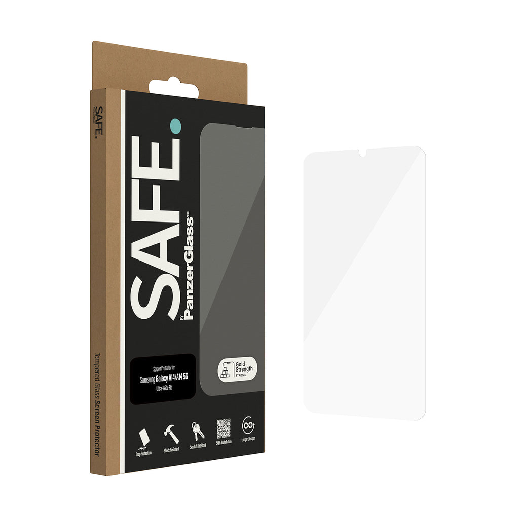 PanzerGlass Safe Screen Protector for Galaxy A14/A14 5G - Clear