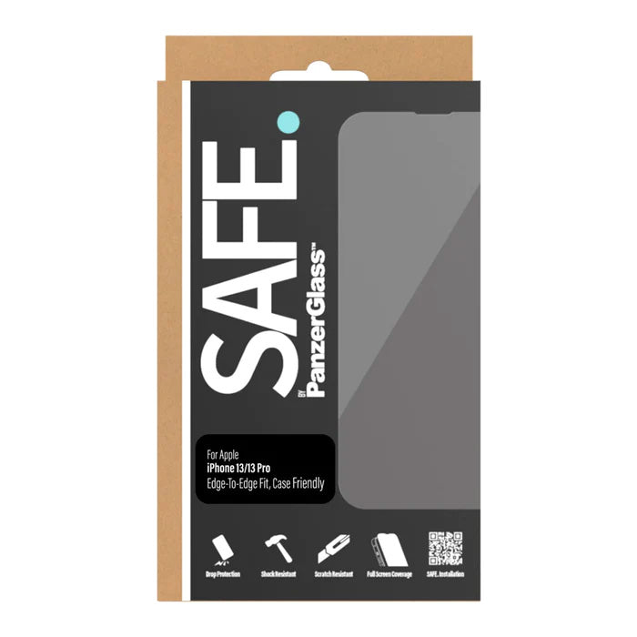 PanzerGlass Safe edge-to-edge Screen Protector for iPhone 13/13 Pro - Clear