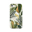 Uunique Eco Friendly Printed Lush Green Leaf Cover for iPhone SE/6/7/8 - White/Green