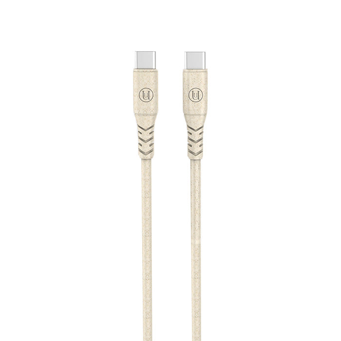 Uunique ECO Friendly Type-C to Type-C 1m Cable - White