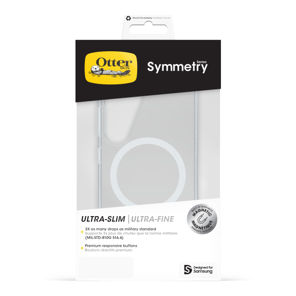 OtterBox Symmetry Clear Magnets Samsung Galaxy S25 clear