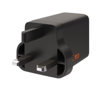 SRGE 65W 3Port Wall Charger UK Black