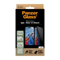 PanzerGlass® Privacy Screen Protector iPhone 16 | 15 | Ultra-Wide Fit