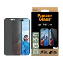 PanzerGlass® Privacy Screen Protector iPhone 16 Pro | Ultra-Wide Fit