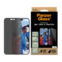 PanzerGlass® Privacy Screen Protector iPhone 16 Plus | 15 Plus | Ultra-Wide Fit