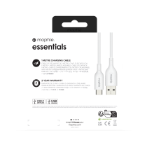 mophie Essentials USB-C to USB-C-1M-White