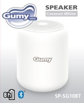 JVC GUMY BT SPEAKERS - White