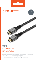 Unite HDMI to HDMI 8k Cable 1.5M - Black